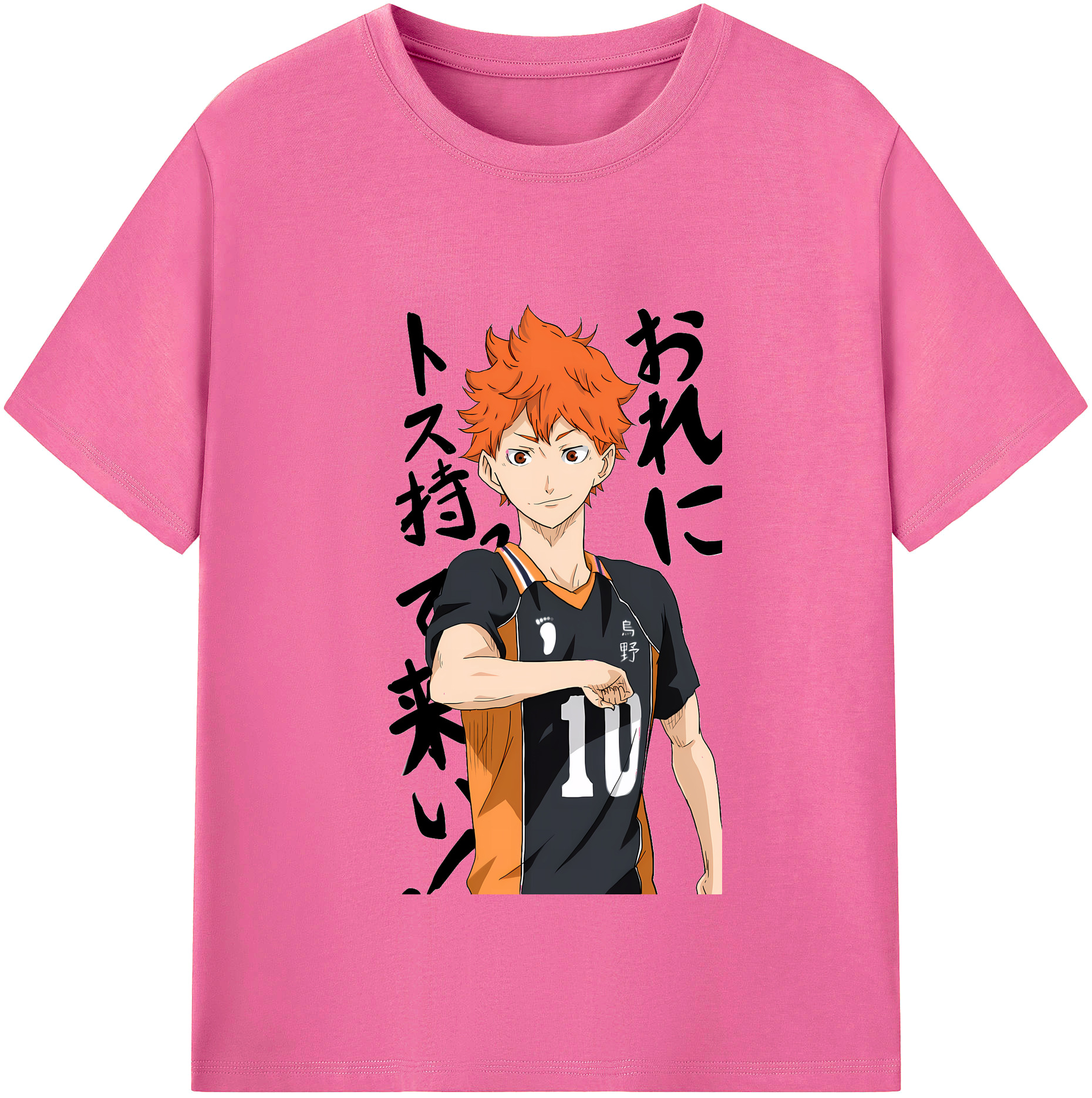 （画像用） ハイキュー!! Haikyu!! レディースカジュアルプリントTシャツ（綿100％）